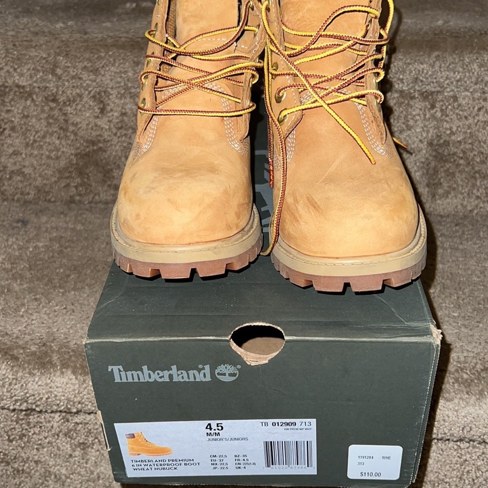 Timberland 6inc Wheat Double Sole